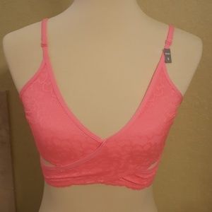 Victoria Secret Pink Lace Layr Bralette
